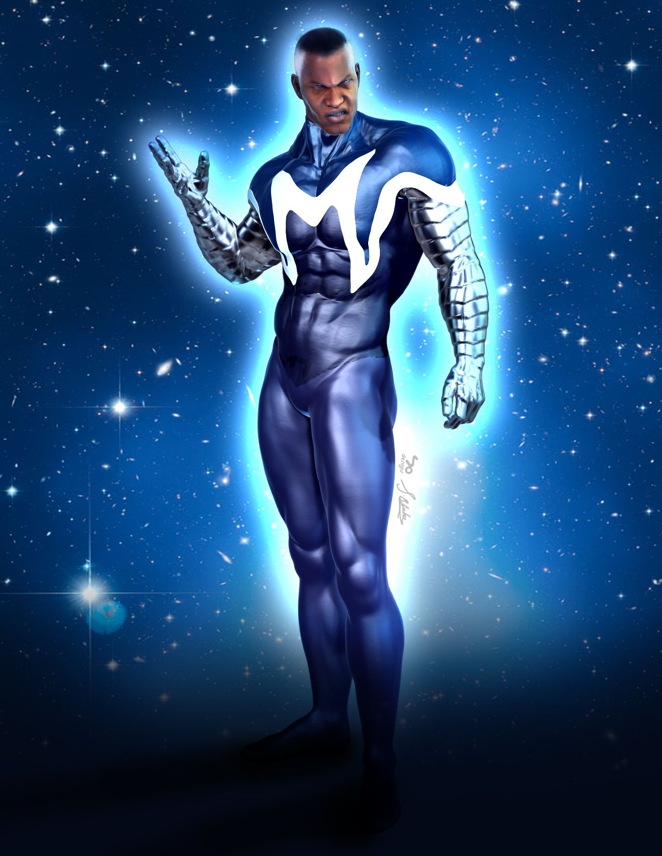 Blue Marvel Adam Brashear Profile